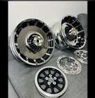 HARLEY SOFTAIL FATBOY 2018 24 CUSTOM CHROME WHEELS with Black Windows EXCHANGE