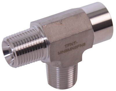 Threaded NPT Tee | MNPT 1/2 inch x MNPT 1/2 in. x FNPT 1/2 in. - SS316 ...