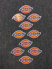 NEW 10 pc DICKIES Logo Clothing Skateboard Longboard Snowboard 4" Sticker Decal