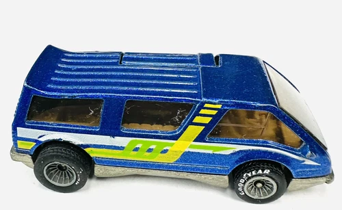 Rare Vintage 1983 Hot Wheels REAL RIDERS Dream Van XGW Malaysia Blue 1:64 Door