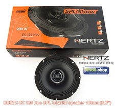 Altavoces coaxiales poco profundos HERTZ SX 165 Neo SPL Show 165 mm (6,5’’); 200 W máx.