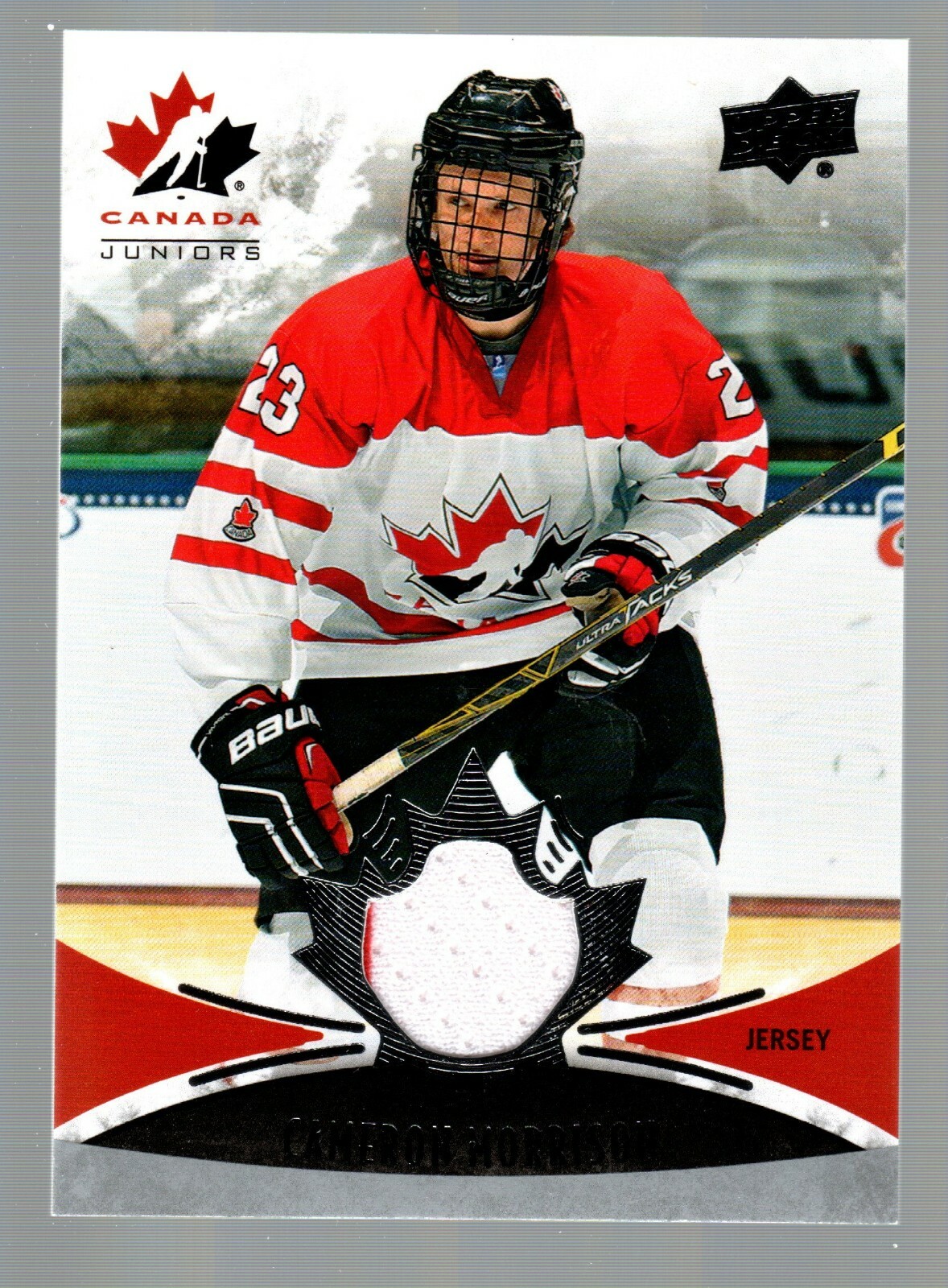 2016-17 Upper Deck Team Canada Juniors #135 Cameron Morrison Jersey 