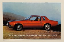 VINTAGE 1975 GENERAL MOTORS Promotional Booklet - Color Photos - Car Features