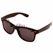 Party Glasses with Eyelashes Black
