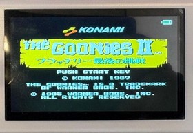 Famicom Goonies Goonies 2 (Konami) two set with box and manual