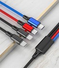 4 in 1 Multi USB Charging Cable Fast Charger Cord For iPhone/Type C/Micro USB