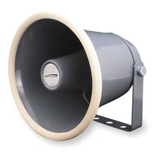 Speco Technologies PA Horn, Weatherproof, Gray, 10 W SPC10 Speco Technologies