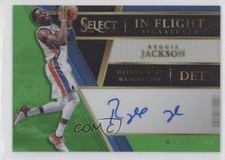 2017 Select In Flight Signatures Neon Green Prizm 3/65 Reggie Jackson Auto nx9