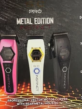 StyleCraft Instinct Metal Edition Clipper Trimmer  Combo Black