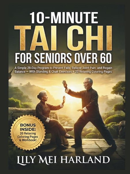 10-Minute Tai Chi For Seniors Over 60: A Simple 28-Day Program To Prevent-image