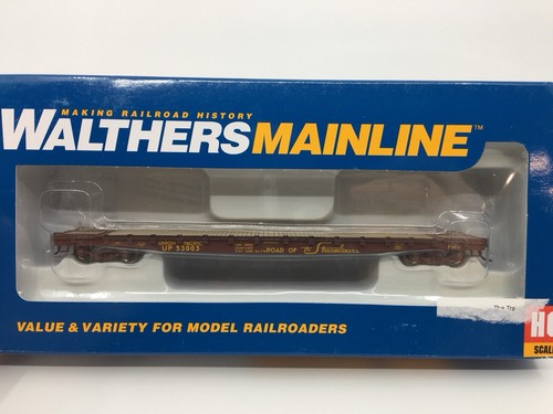 Coche plano HO Walthers 910-5135 Union Pacific 53’ GSC Piggyback hasta #53003 modificado | Condition: Used