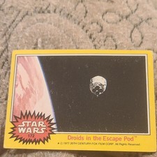 1977 Star Wars Trading Card #172 Droids in the Escape Pod