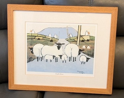 Art Print Titled Rush Hour by Artist Thomas Joseph. Framed. Signed.