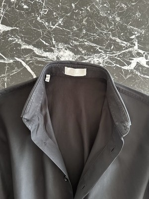 Dior Homme Hedi Slimane FW06 Black Cotton Poplin Shirt Bee