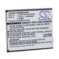 Li-Ion-Akku - 2400Mah (3.8V) FüR Telstra Essential Smart 3, ZTE Blade Handy, Sma