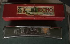 Vintage ECHO XXXXX Harmonica M. Hohner Paris 1937 Original in Box Germany Rare
