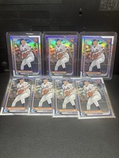 2024 Bowman Draft Chrome Nate Dohm (7) Card Lot - Purple /250, Refractors & Base