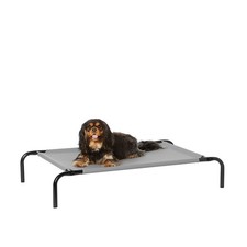 Amazon Basics Cooling Breathable Elevated Dog Bed with Metal Frame for Small Dog