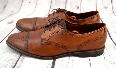 Men’s Sanford Cap-Toe Derby Dress Shoe Allen Edmonds SANFORD Black Leather Cap Toe Derby Dress  main image 2