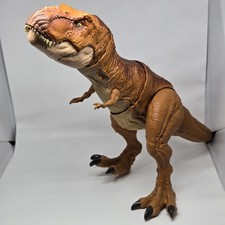 Jurassic World Thrash 'n Throw Tyrannosaurus Rex Action Figure - Untested 