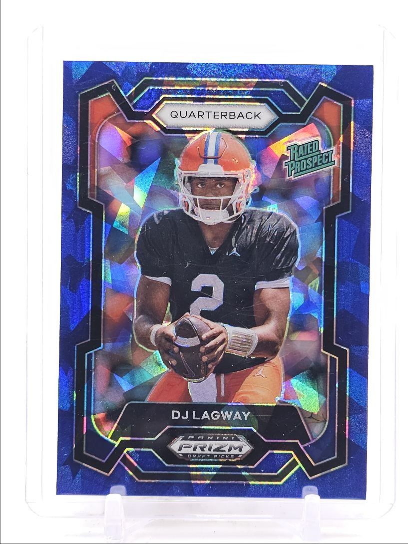 DJ LAGWAY 2024 PANINI PRIZM DRAFT RATED PROSPECT BLUE ICE /99 Q4856