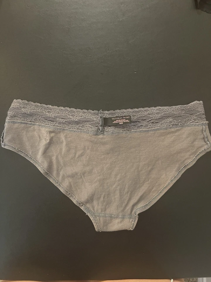 Victoria's Secret заниженной бедра обнимателя размер средний серый с кружевом - Изображение 3 из 4