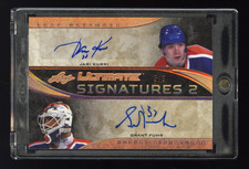 2016 Ultimate Jari Kurri Grant Fuhr Dual Autographs 5/9 Uniform Numbers HQ Autos