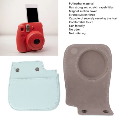 Instant Camera Bag PU Leather Instant Camera Bag Adjustable Strap Instant Cam CB