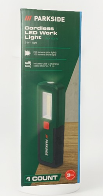 #ad #ad Parkside PALA 2000 A2 Cordless LED Work Light 250lm Side 100lm Front New $29.99