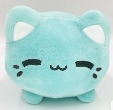 AURORA Tasty Peach Kitty Cat 7" Plush Toy Stuffed Animal Meowchi Mint Green
