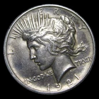 1921 Peace Dollar Silver ---- Stunning Coin ---- #KK519