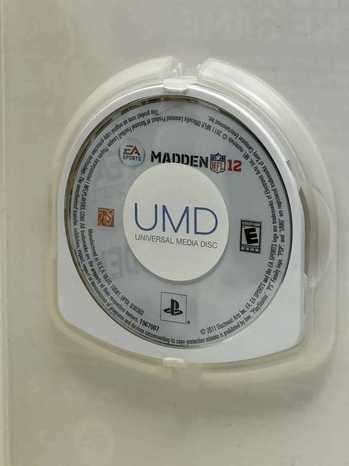 Refurbished Madden NFL 12 Sony PSP Complete CIB Tested Excellent - Image 4 of 4