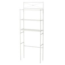 Zenna Home Over the Toilet Storage 24 inches x 11 x 3.25 inches, White