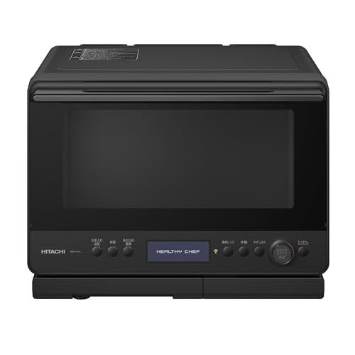 HITACHI HEALTHY GRILL ブラック Hitachi Superheated Steam Oven Range Healthy Chef 30L MRO-W1C K