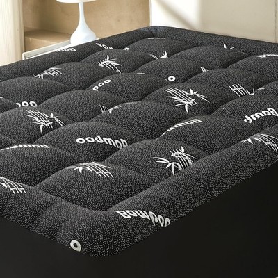 Queen Mattress Topper, Bamboo Viscose, Cooling, Soft Thick Pad, 8-21'' Pocket