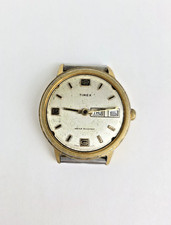 Vintage 1976 Timex Marlin Day Date Manual Wind Watch 26860 02776