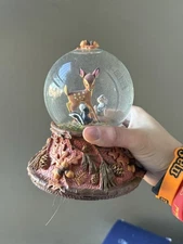 Disney Bambi Snow Globe Hallmark Wonders Within Forest Friends Forever Water