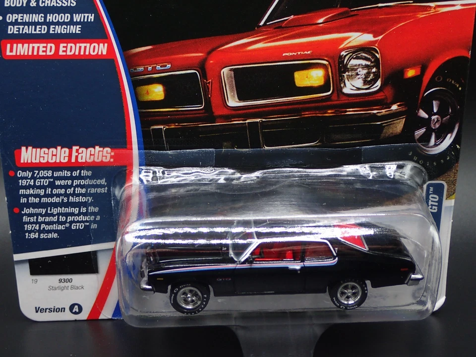 Pontiac GTO 2025 Johnny Lightning 1974 Muscle Cars EE. UU. REL 1 VS A #6 1:64 Foto 3 de 4