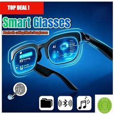 Smart Glasses AI Translation Bluetooth Sunglasses for Men Women