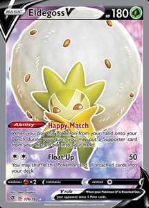 Eldegoss V Full Art 176/192 Rebel Clash Ultra Rare Holo