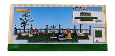LEMAX Plaza System (All Grass, Square) - 16 Pcs #64107 Christmas Village