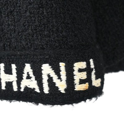 Chanel Single Breasted Jacket Black 95A #36 124958 | eBay