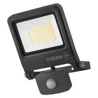 Led AußEnstrahler Alu Dunkelgrau Osram 3000K Sensor IP44 H:18,9Cm Spot Balkon
