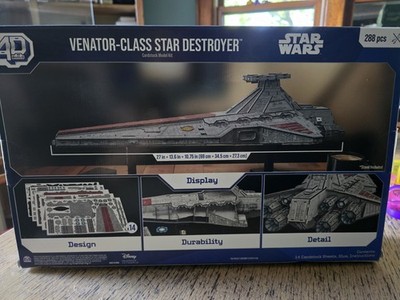 4D Build Star Wars Venator-Class Star Destroyer Cardstock Kit w/ Stand 288pc