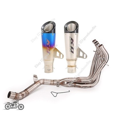 For Kawasaki Z900 Until 2025 Exhaust Header Link Pipe Muffler Tip Slip On System