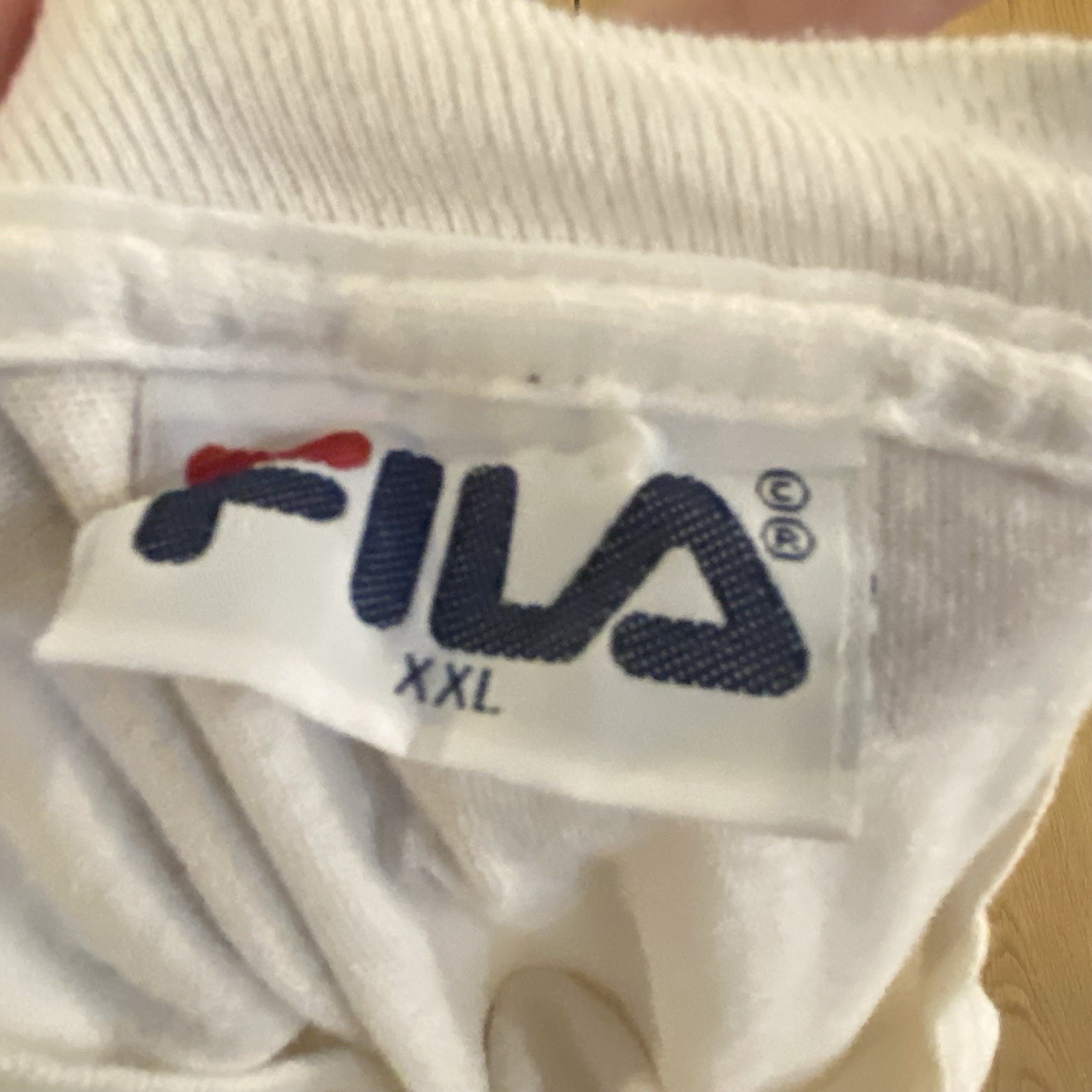 T shirt vintage Fila anni 90 proprietà di uomo taglia 2XL maglietta sportiva atletica
