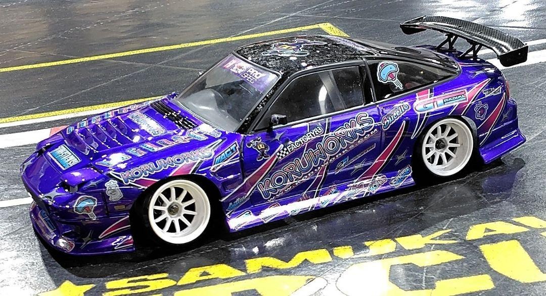 Shibata 1/10 RC Car Painted Body Nissan D-MAX 180SX DRIFT