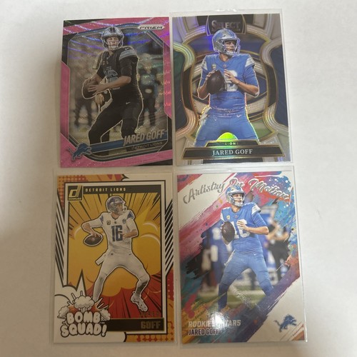 2025 Panini Select - Concourse Jared Goff #69 Silver Prizm