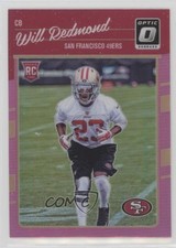 2016 Donruss Optic Rookies Pink Will Redmond #147 0c2