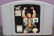 N64 Nintendo 64 WWF Warzone - Authentic - Video Game Tested
